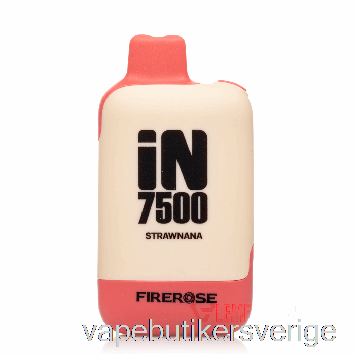 Vape Sverige Firerose In7500 Engångshalm